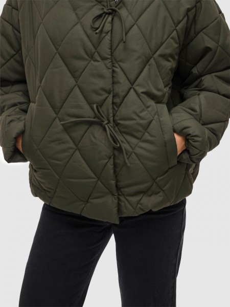 Chaqueta Mujer Verde Vila Chaqueta Mujer Verde Vila