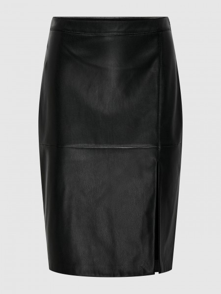 Falda Mujer Negro Only