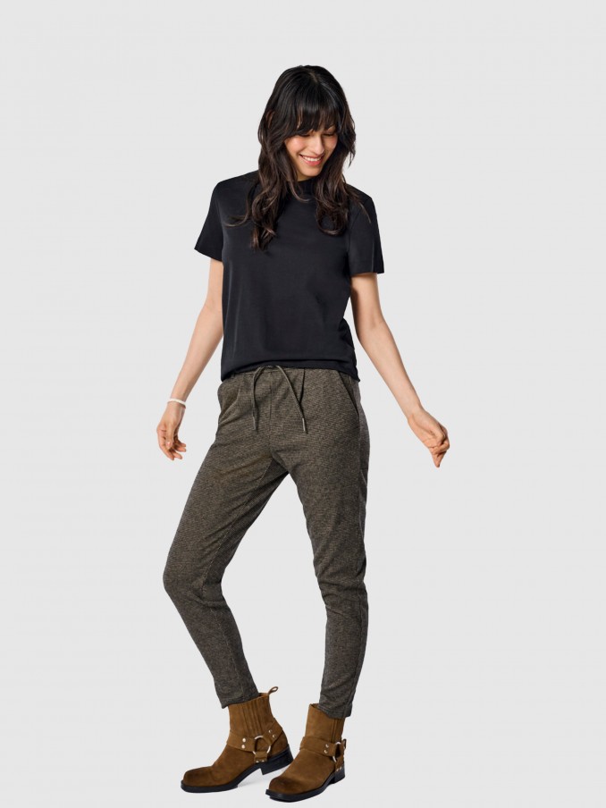 Pantalones Mujer Marrn Only