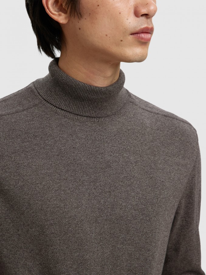 Knitwear Man Brown Selected