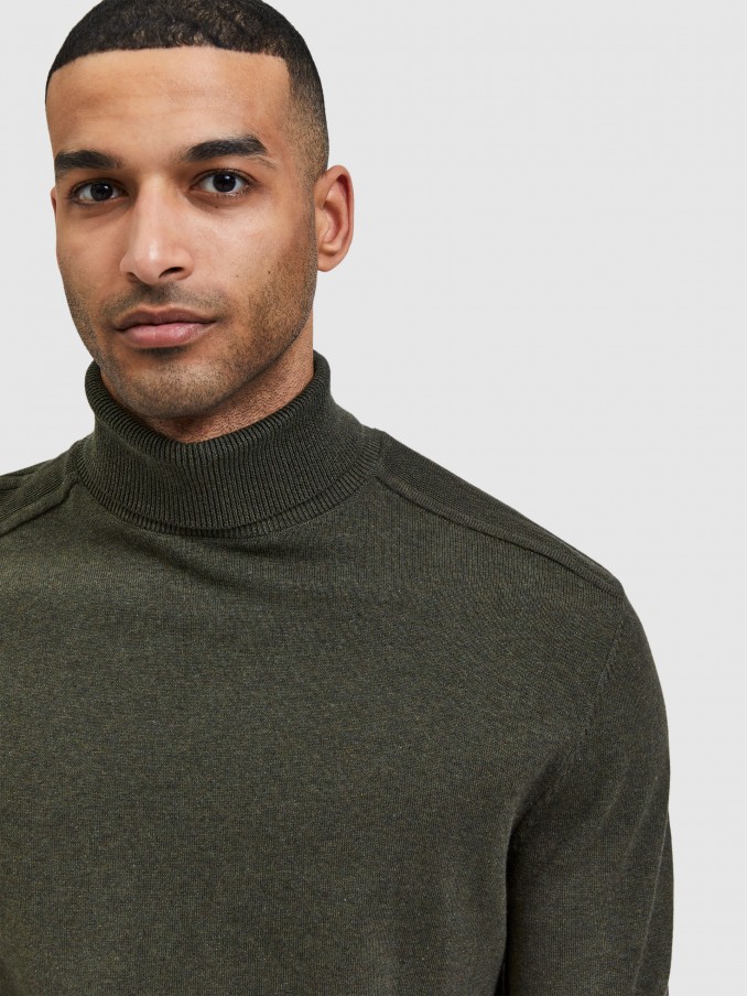 Knitwear Man Green Selected