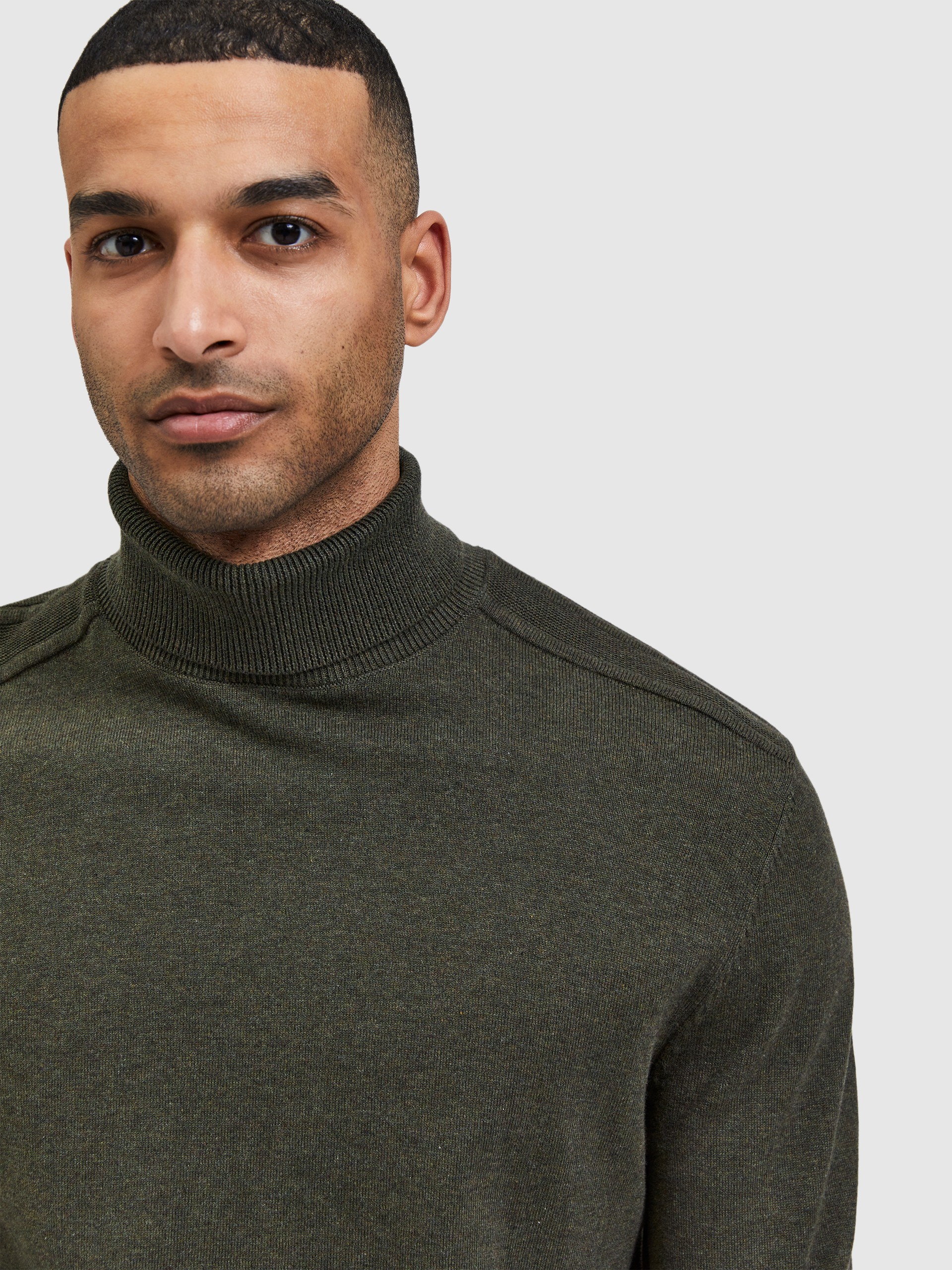 Prendas de Punto Hombre Verde Selected