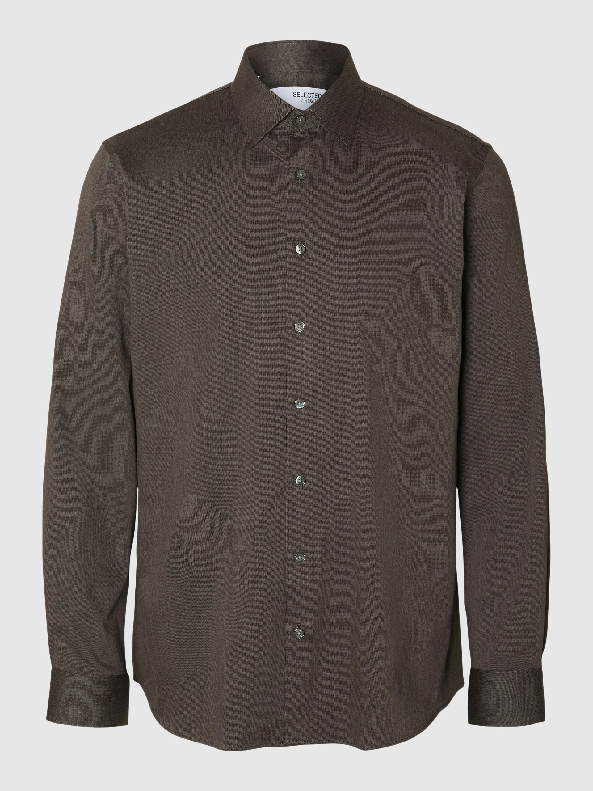 Shirt Man Brown Selected