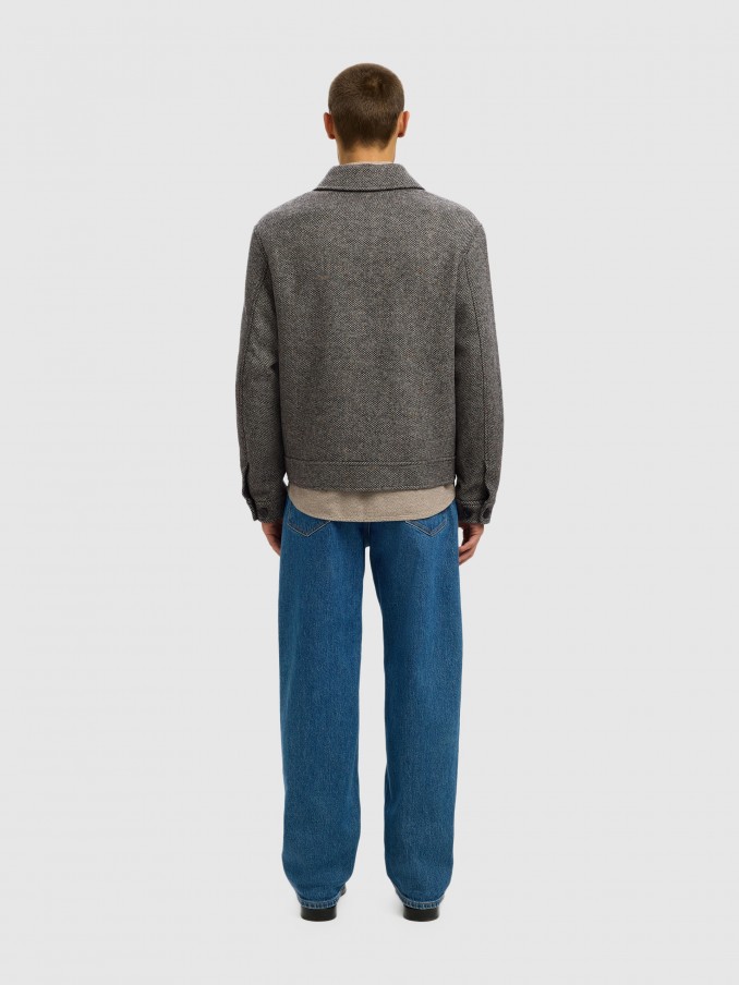 Jacket Man Brown Selected