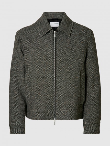 Chaqueta Hombre Marr�n Selected