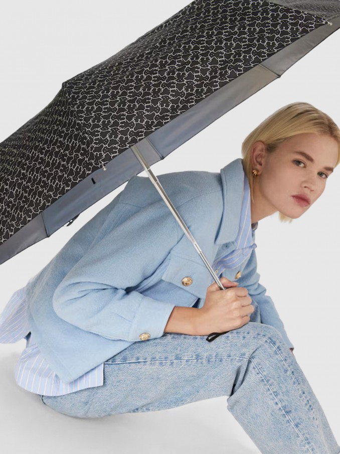 Guarda-Chuva Tous Mulher Paraguas Plegable Milosos Único