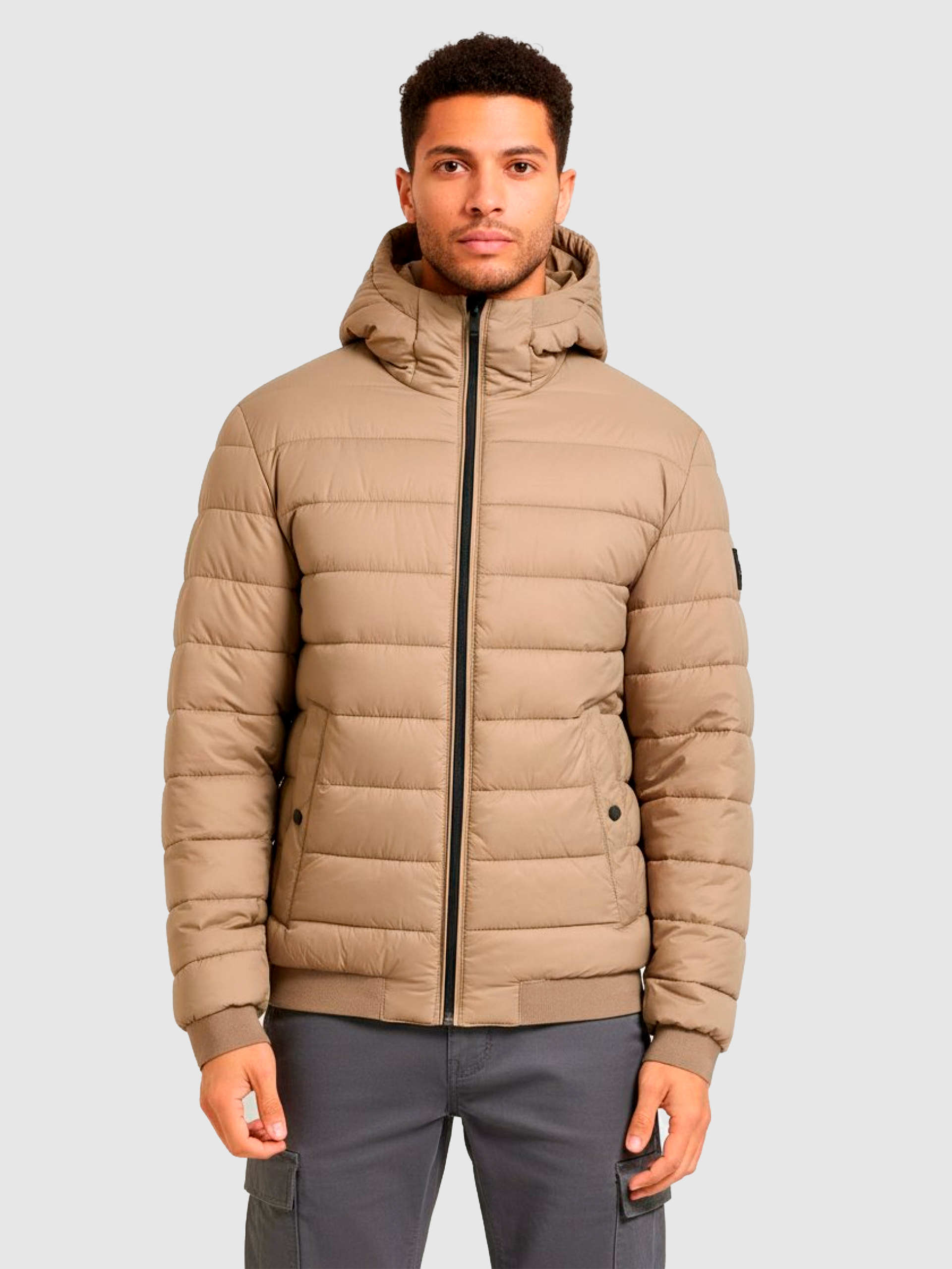 Chaqueta Hombre Beige Boss Orange
