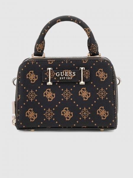 Handbag Woman Brown Guess