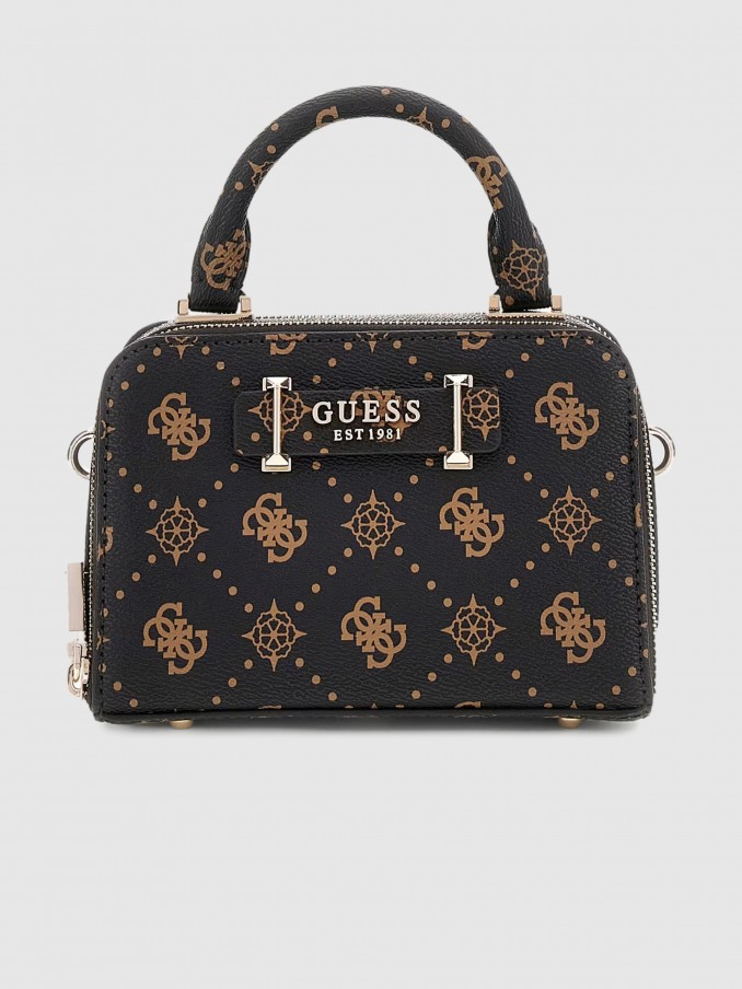 Handbag Woman Brown Guess