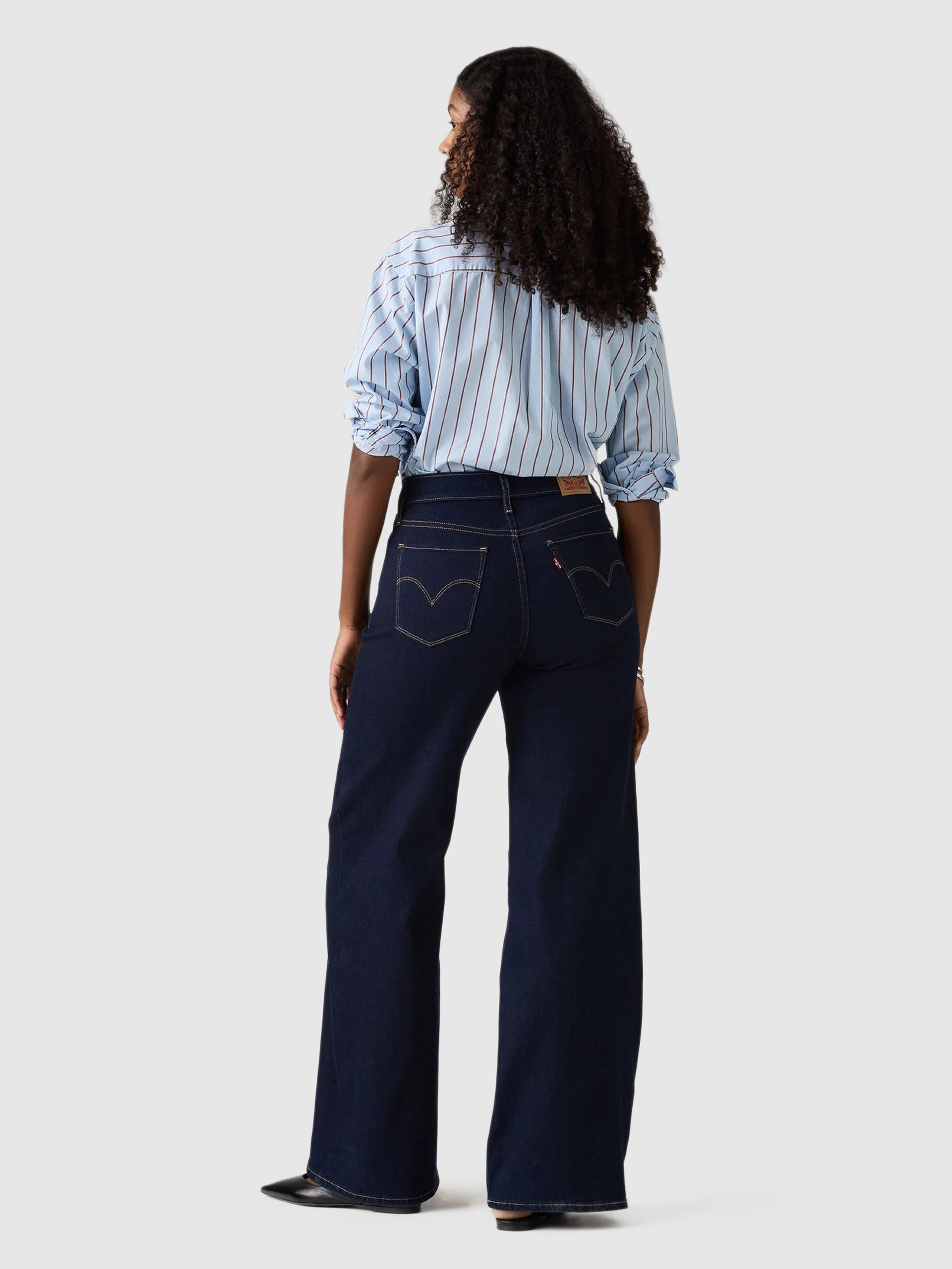 Pants Woman Dark Jeans Levis