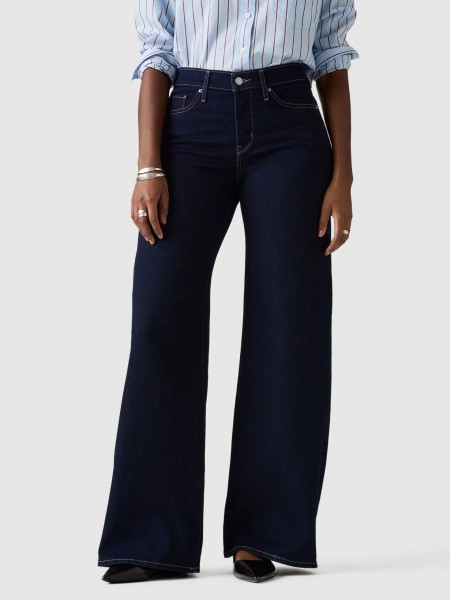 Pantalones Mujer Jeans Oscuros Levis