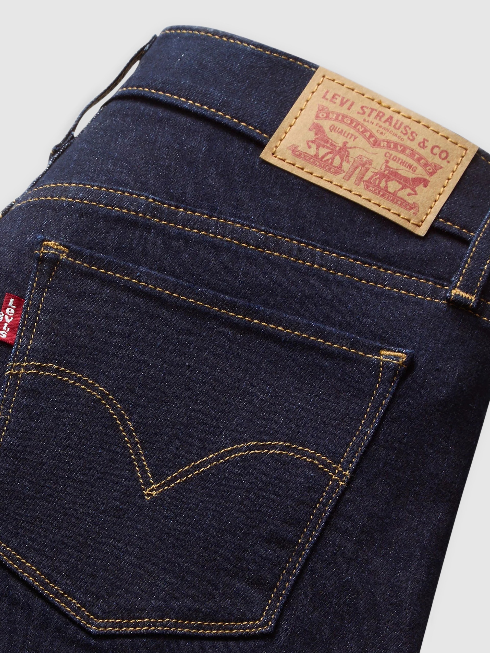 Pants Woman Dark Jeans Levis