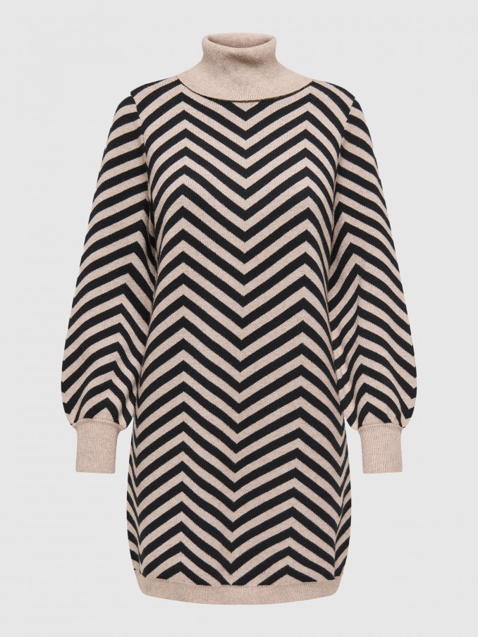 Vestido Mujer Camello Only