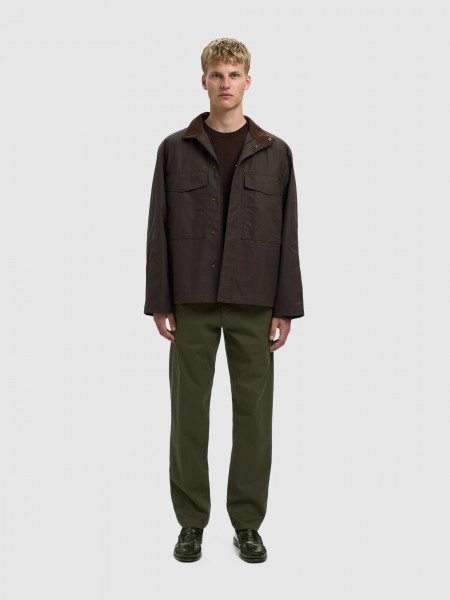 Pantalones Hombre Verde Selected