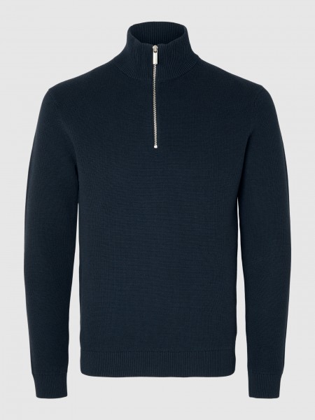 Polo Hombre Azul Marino Selected