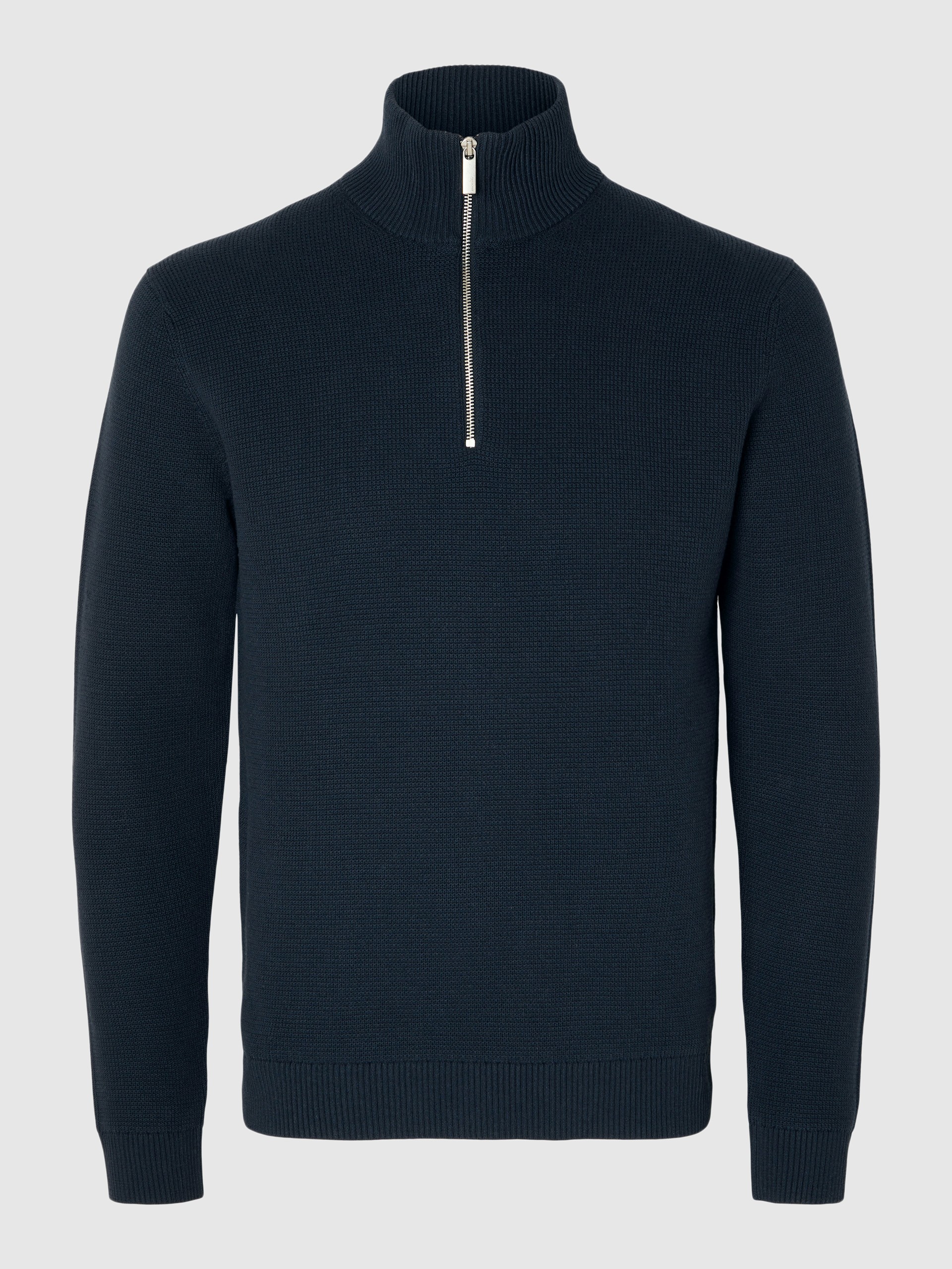 Polo Shirt Man Navy Blue Selected