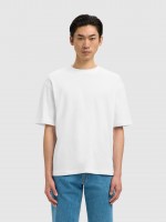 T-Shirt Man White Selected T-Shirt Man White Selected