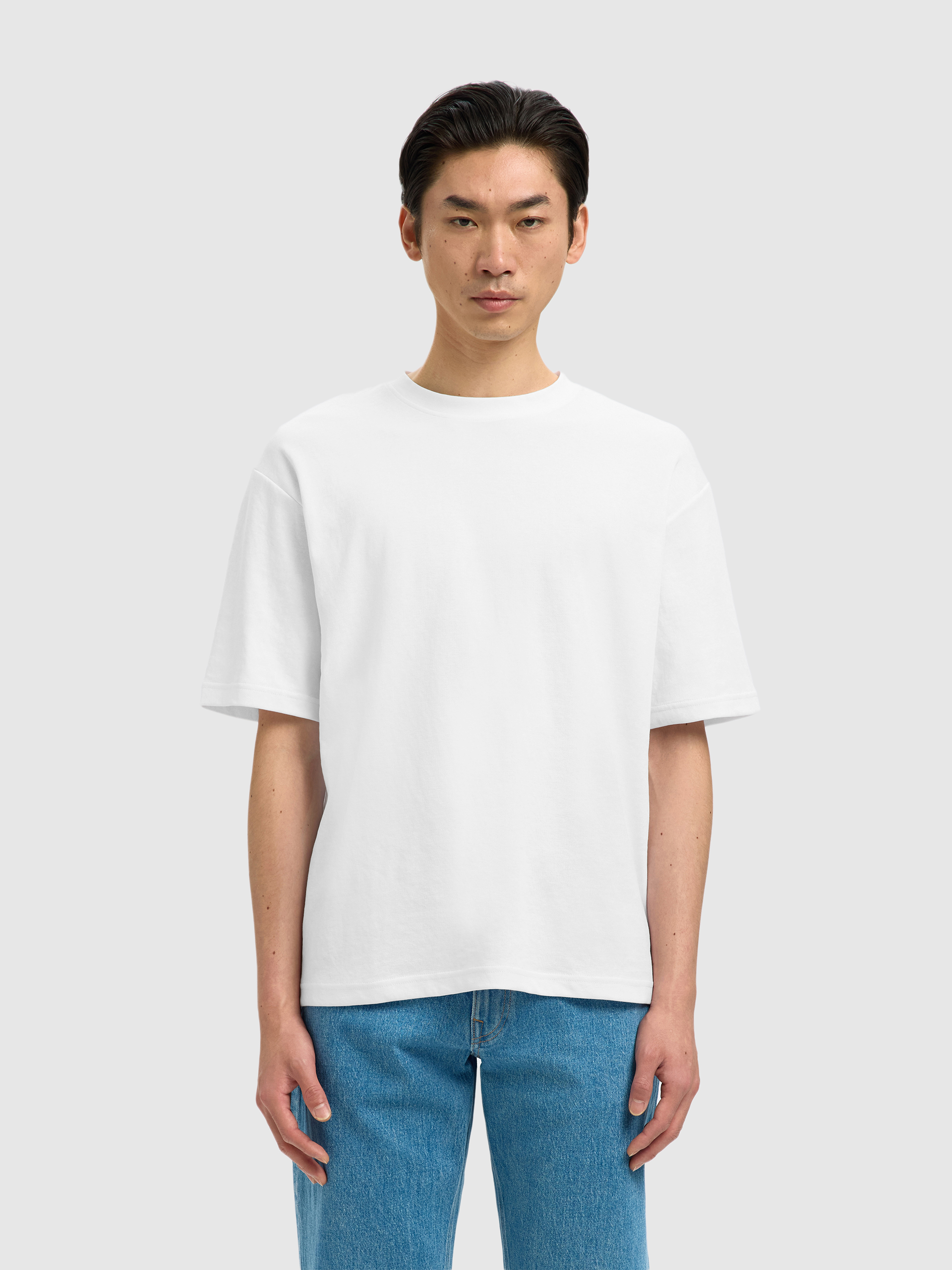 T-Shirt Man White Selected