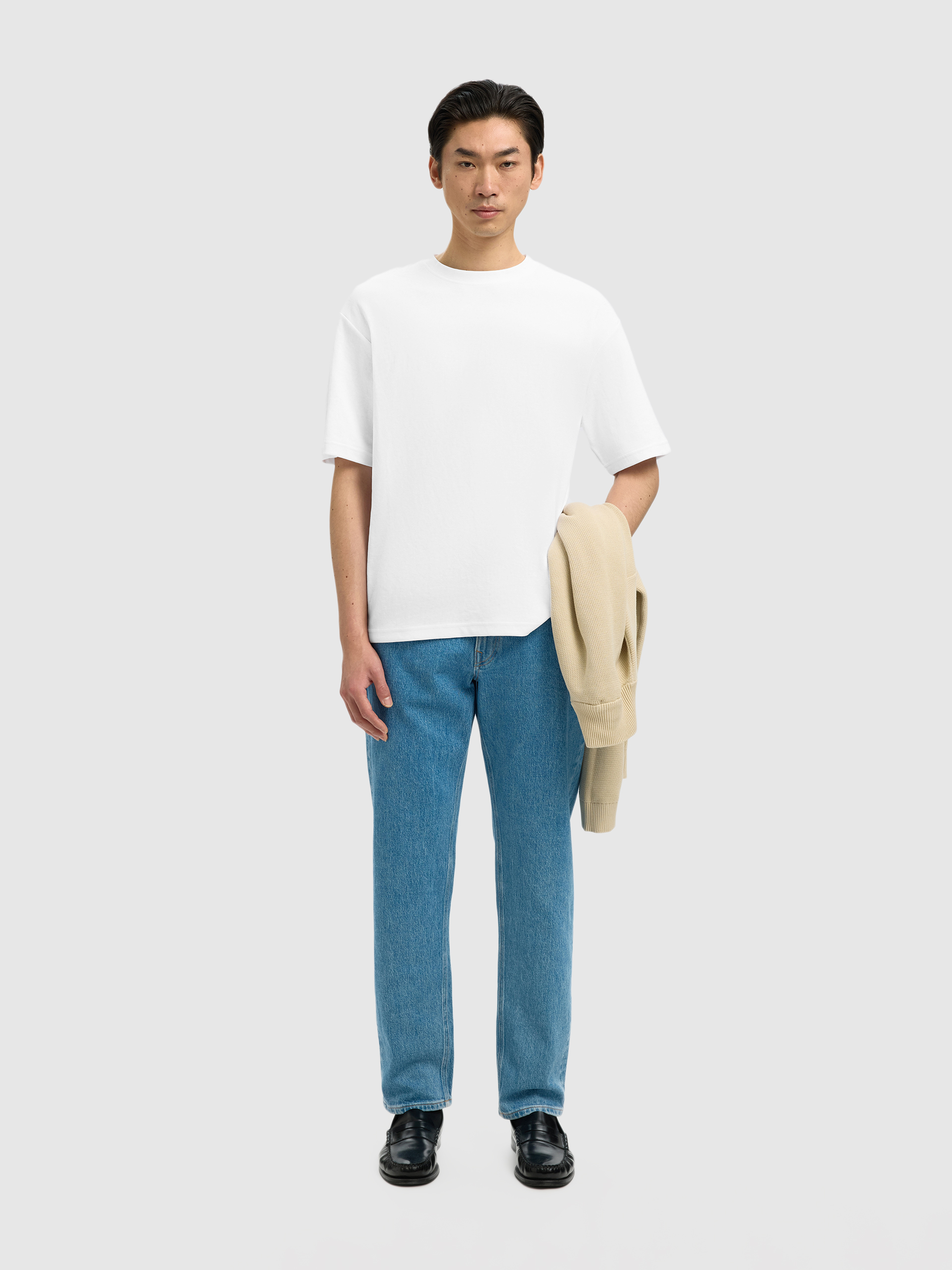 T-Shirt Man White Selected