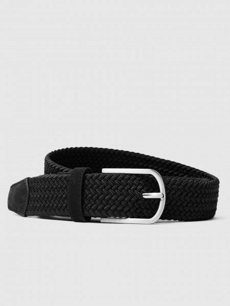 Cintos Homem Slhtom Braided Belt Selected