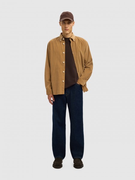 Shirt Man Camel Selected