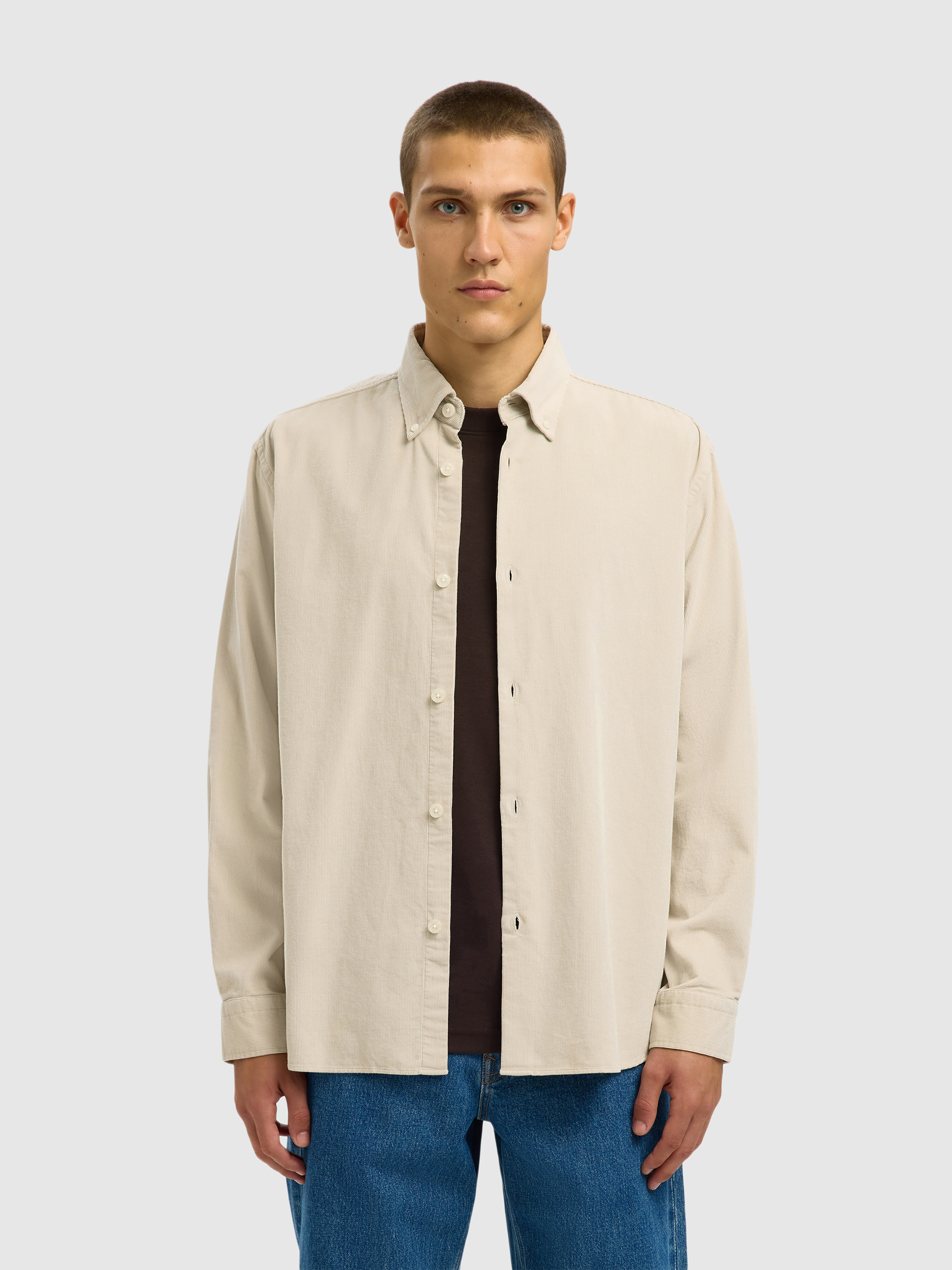 Shirt Man Cream Selected