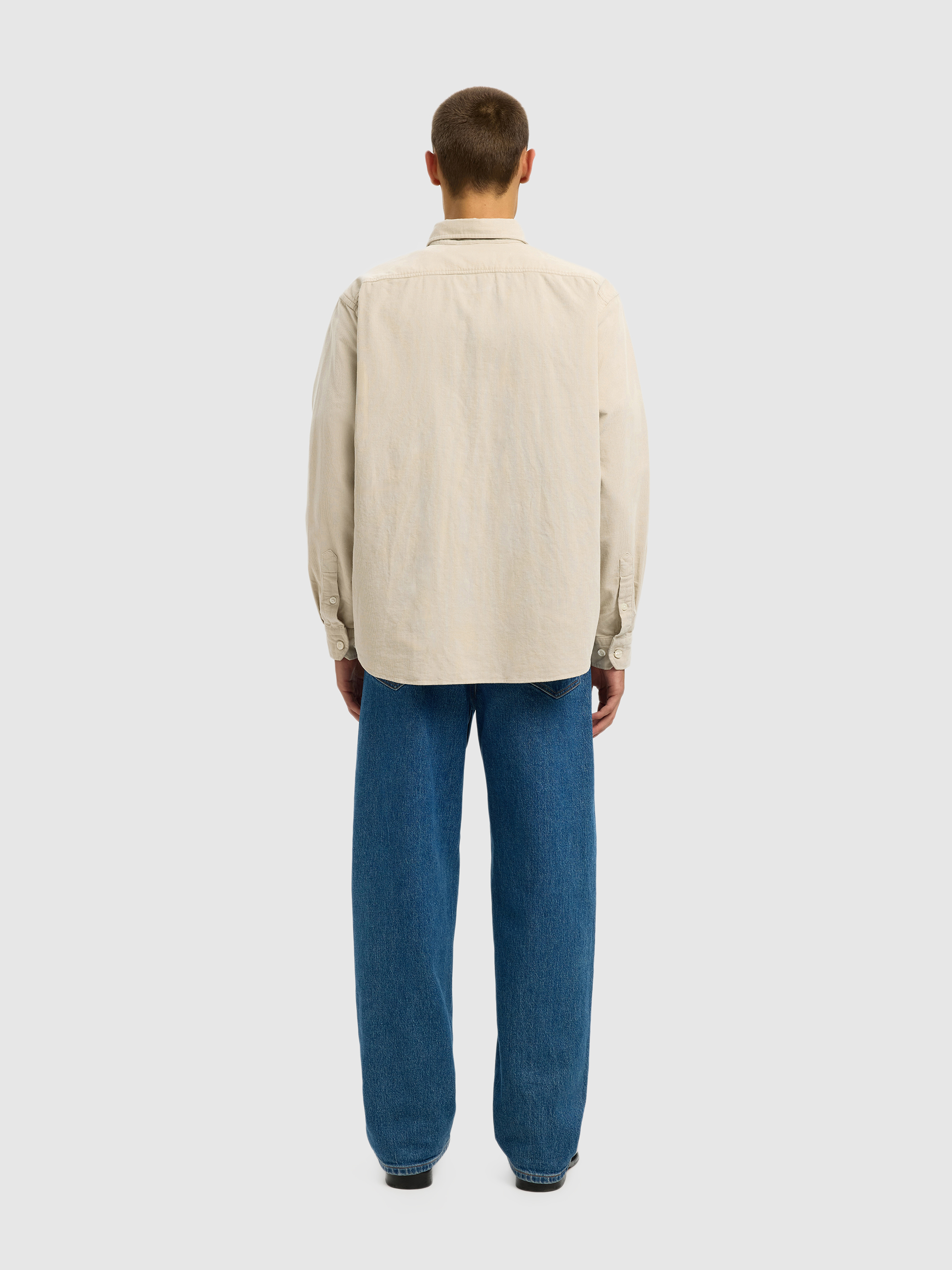 Shirt Man Cream Selected