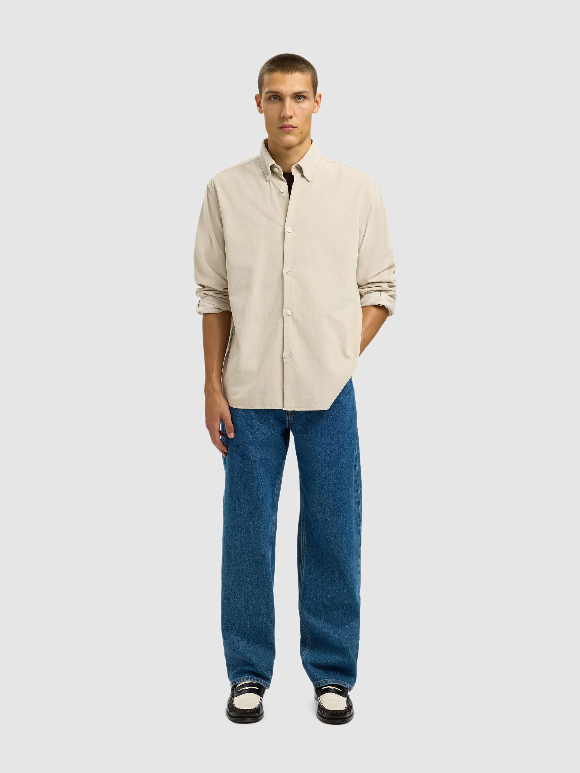 Shirt Man Cream Selected