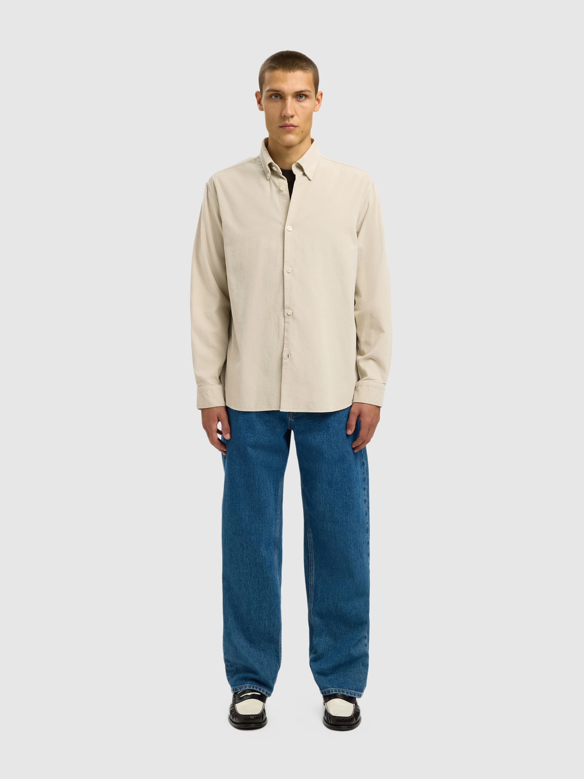 Shirt Man Cream Selected