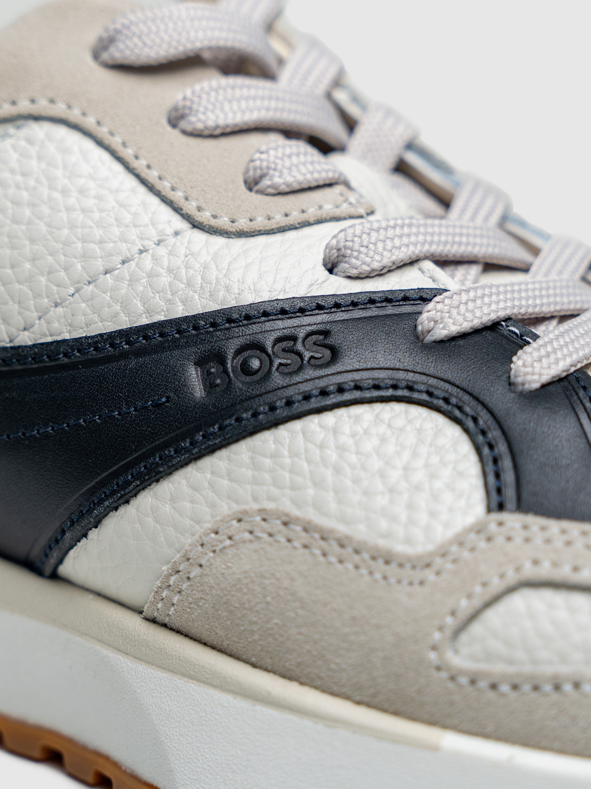 Tenis Hombre Crema Boss Orange