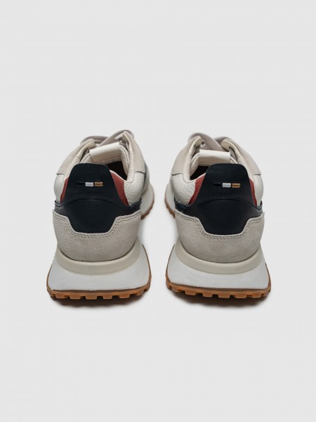 Tenis Hombre Crema Boss Orange