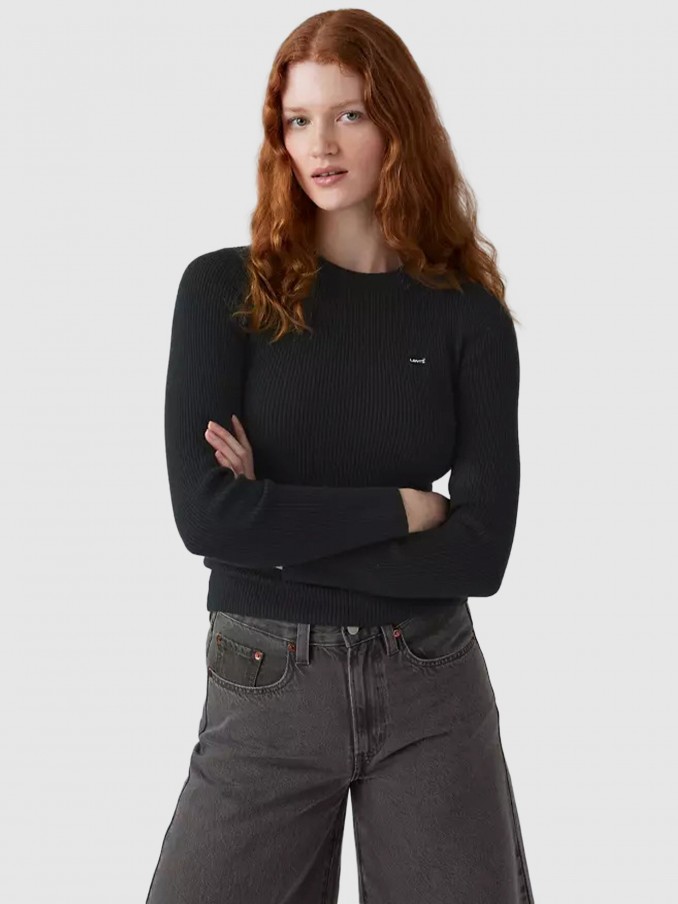 Pullover Woman Black Levis