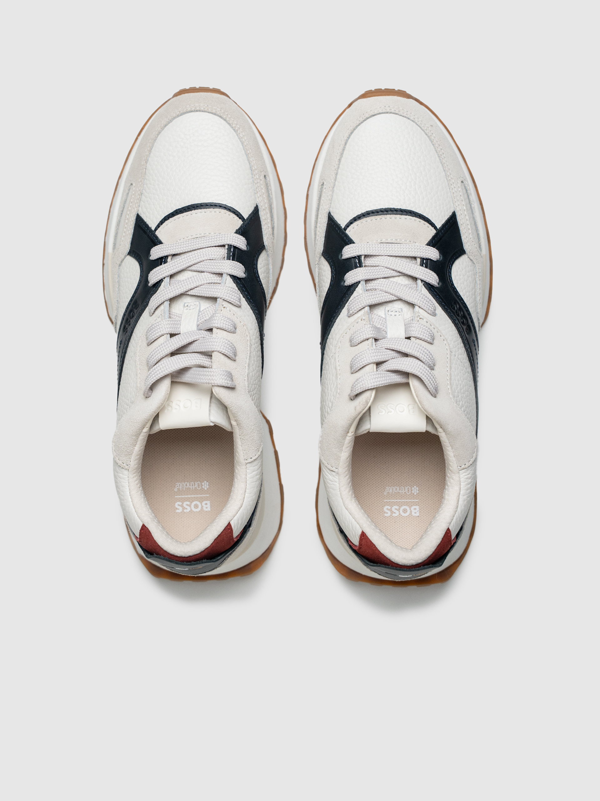 Tenis Hombre Crema Boss Orange