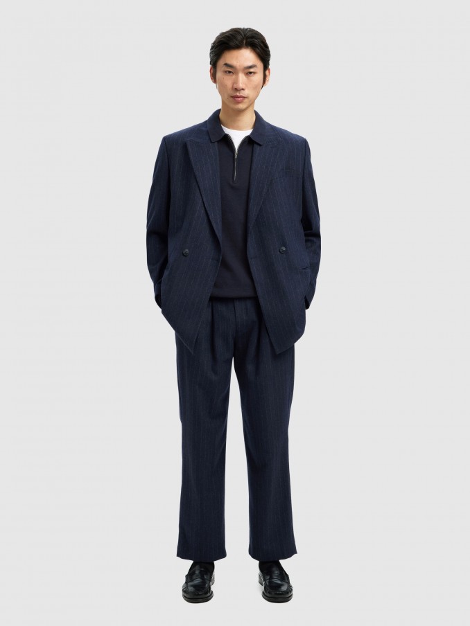 Polo Hombre Azul Marino Selected