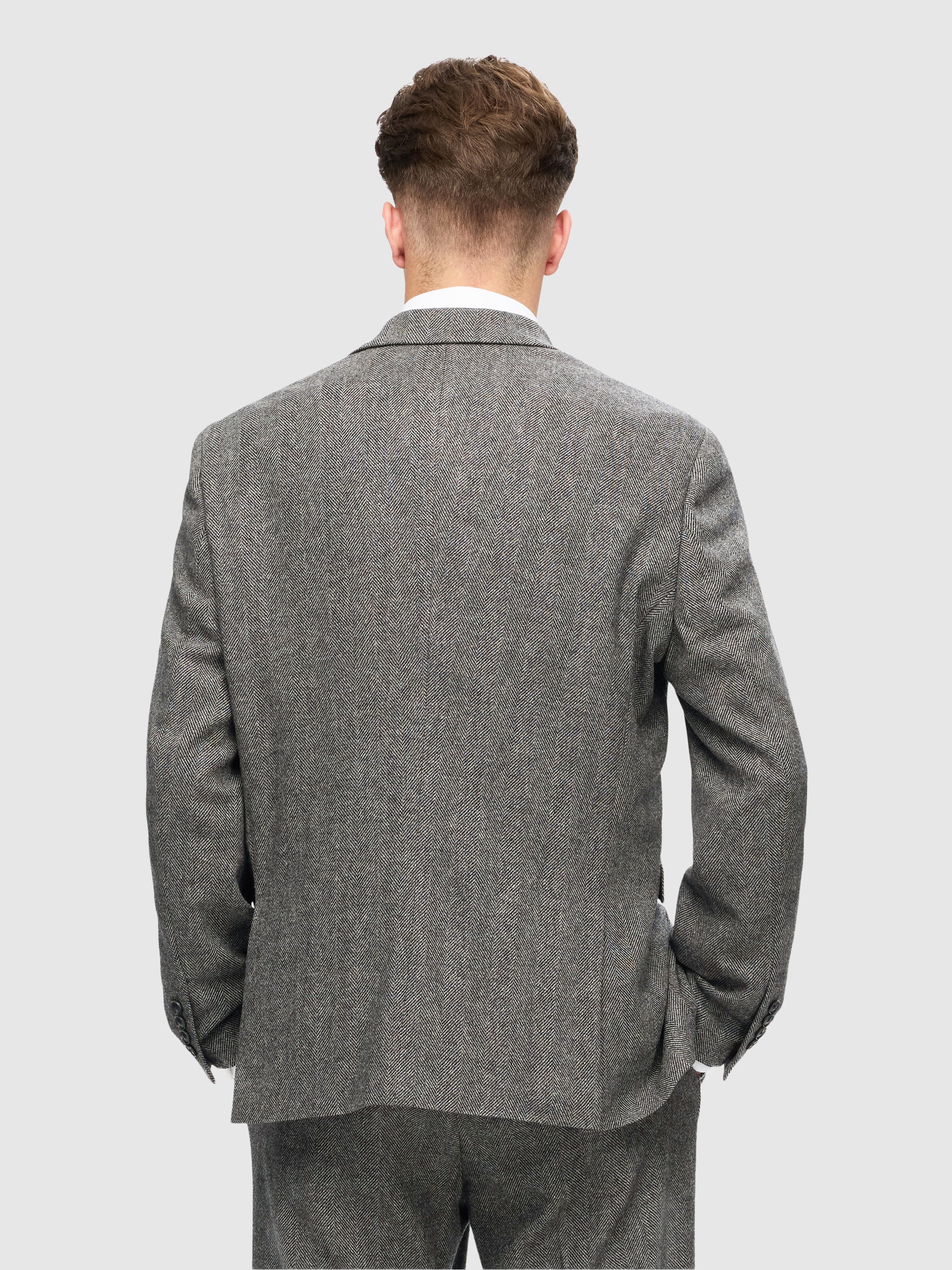 Blazer Hombre Marrón Selected