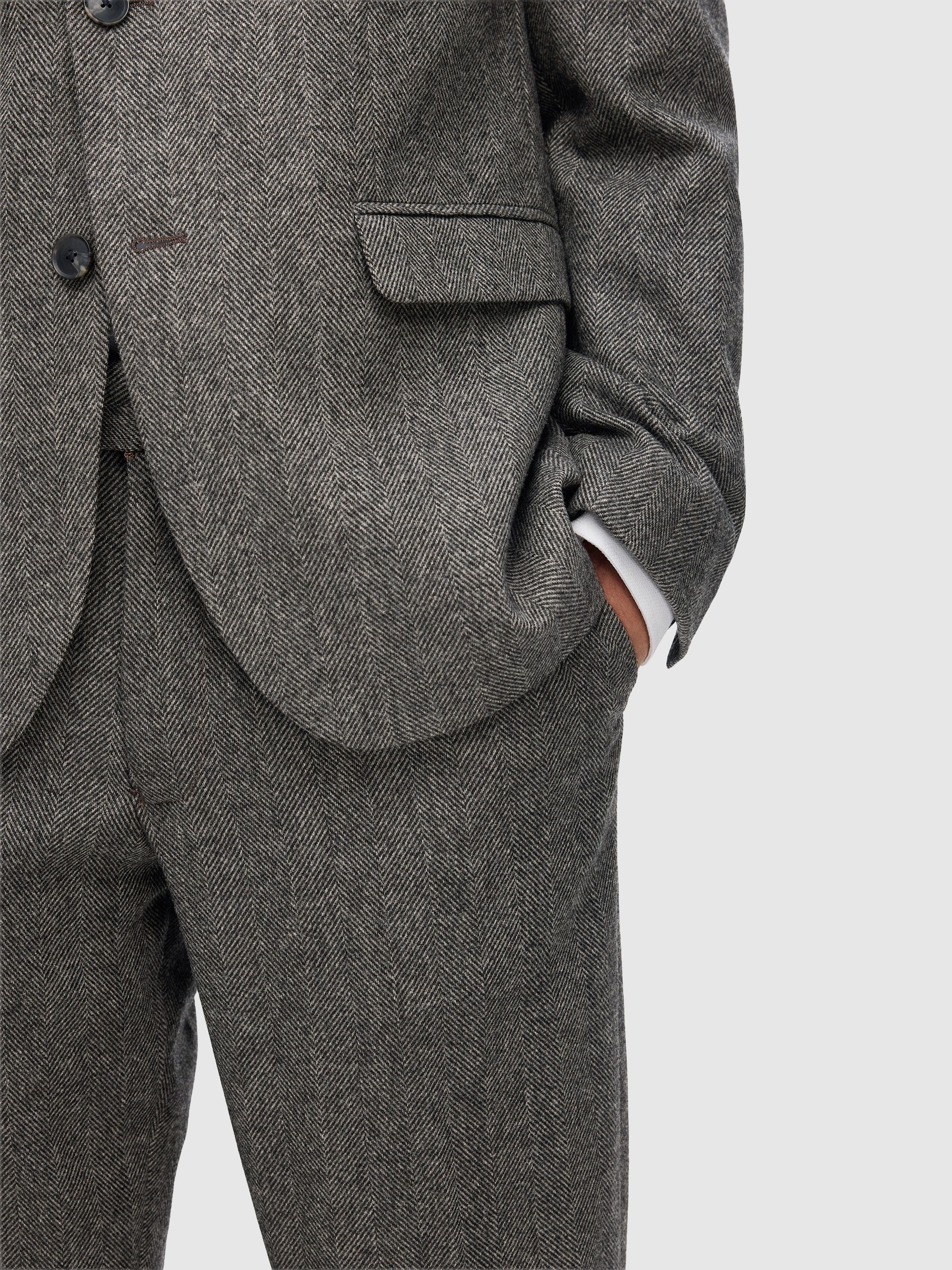 Blazer Hombre Marrón Selected