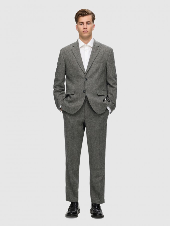 Blazer Hombre Marrn Selected