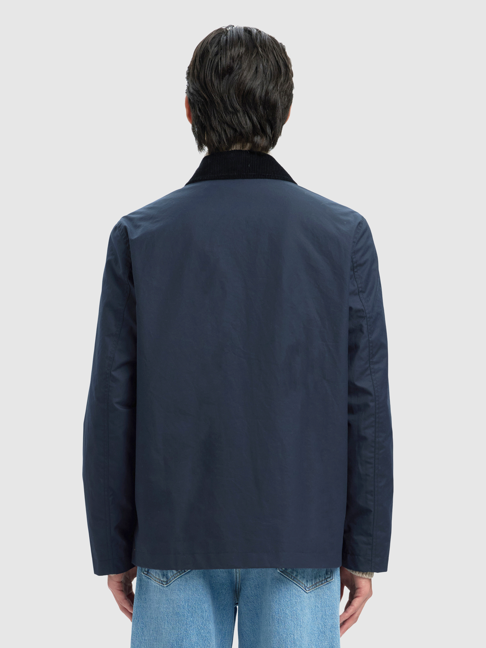 Shirt Man Navy Blue Selected