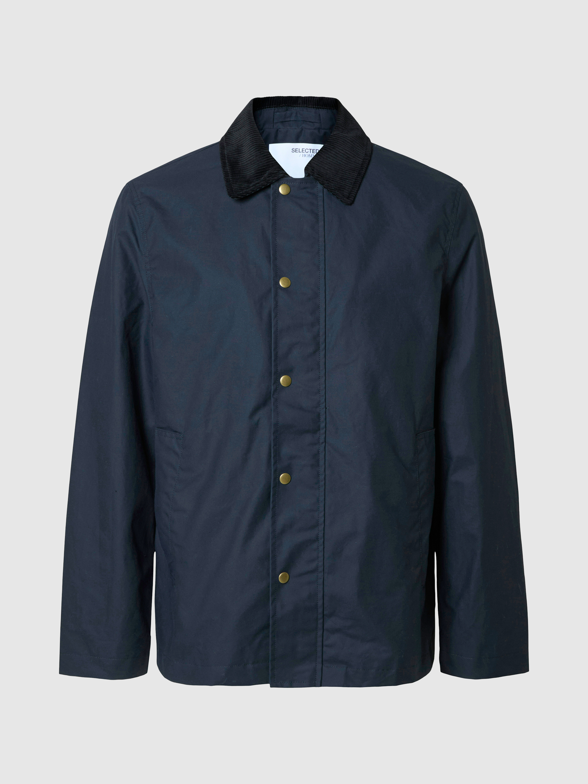 Shirt Man Navy Blue Selected