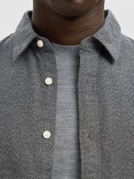 Shirt Man Grey Selected