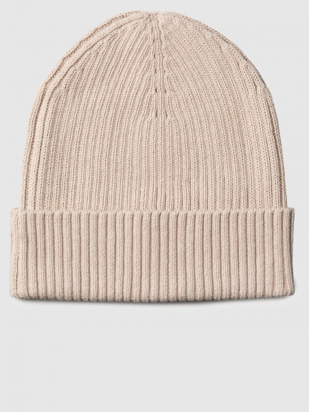 Gorro Hombre Beige Calvin Klein