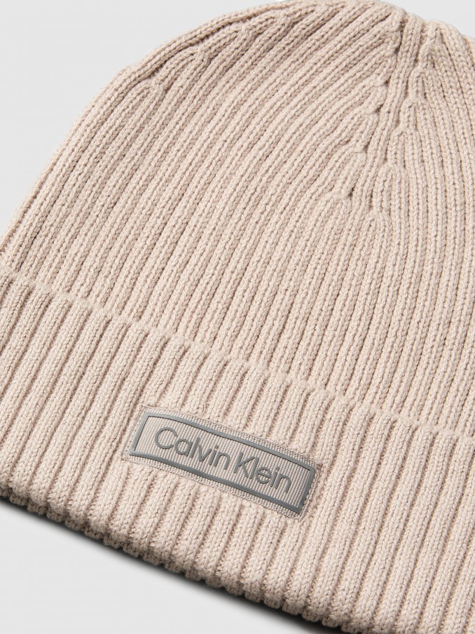 Beanie Man Beige Calvin Klein