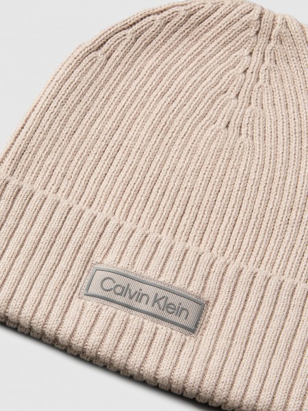 Beanie Man Beige Calvin Klein