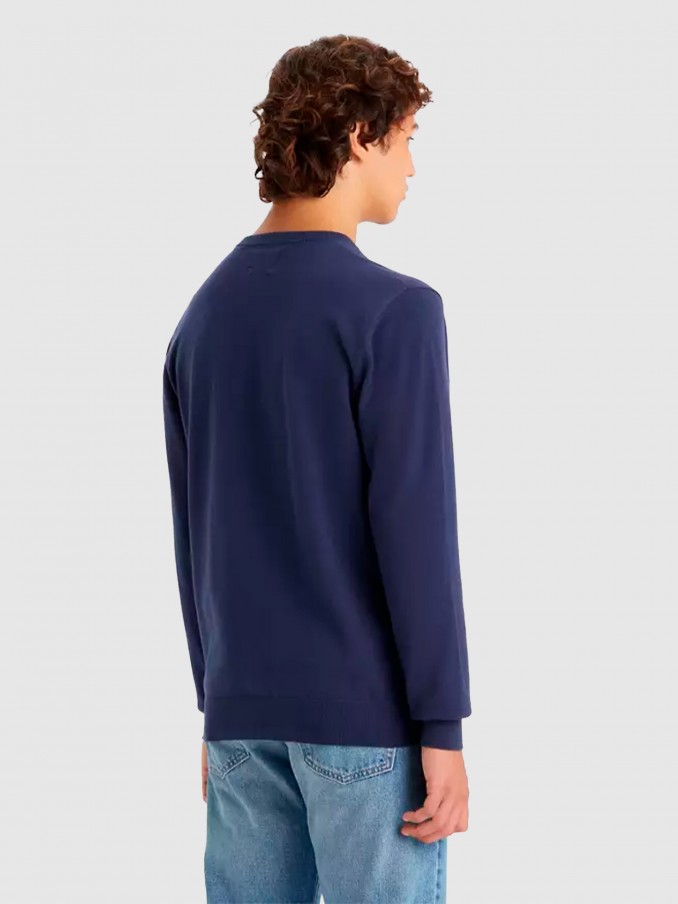 Jersey Hombre Azul Marino Levis