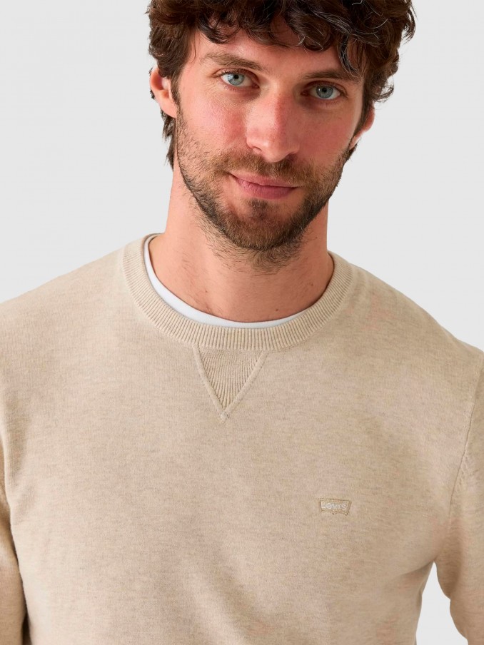 Jersey Hombre Crema Levis