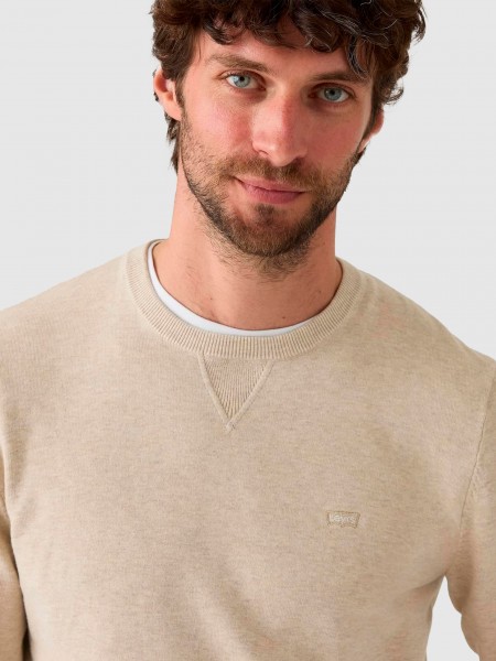 Jersey Hombre Crema Levis