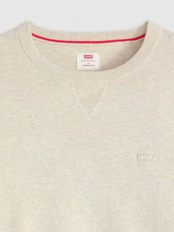 Jersey Hombre Crema Levis