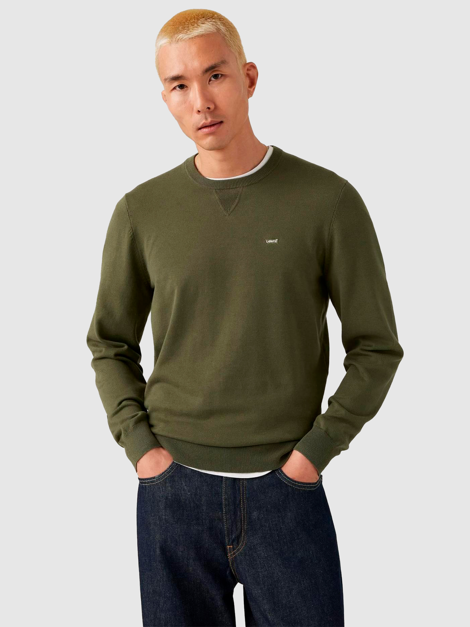 Jumper Man Green Levis