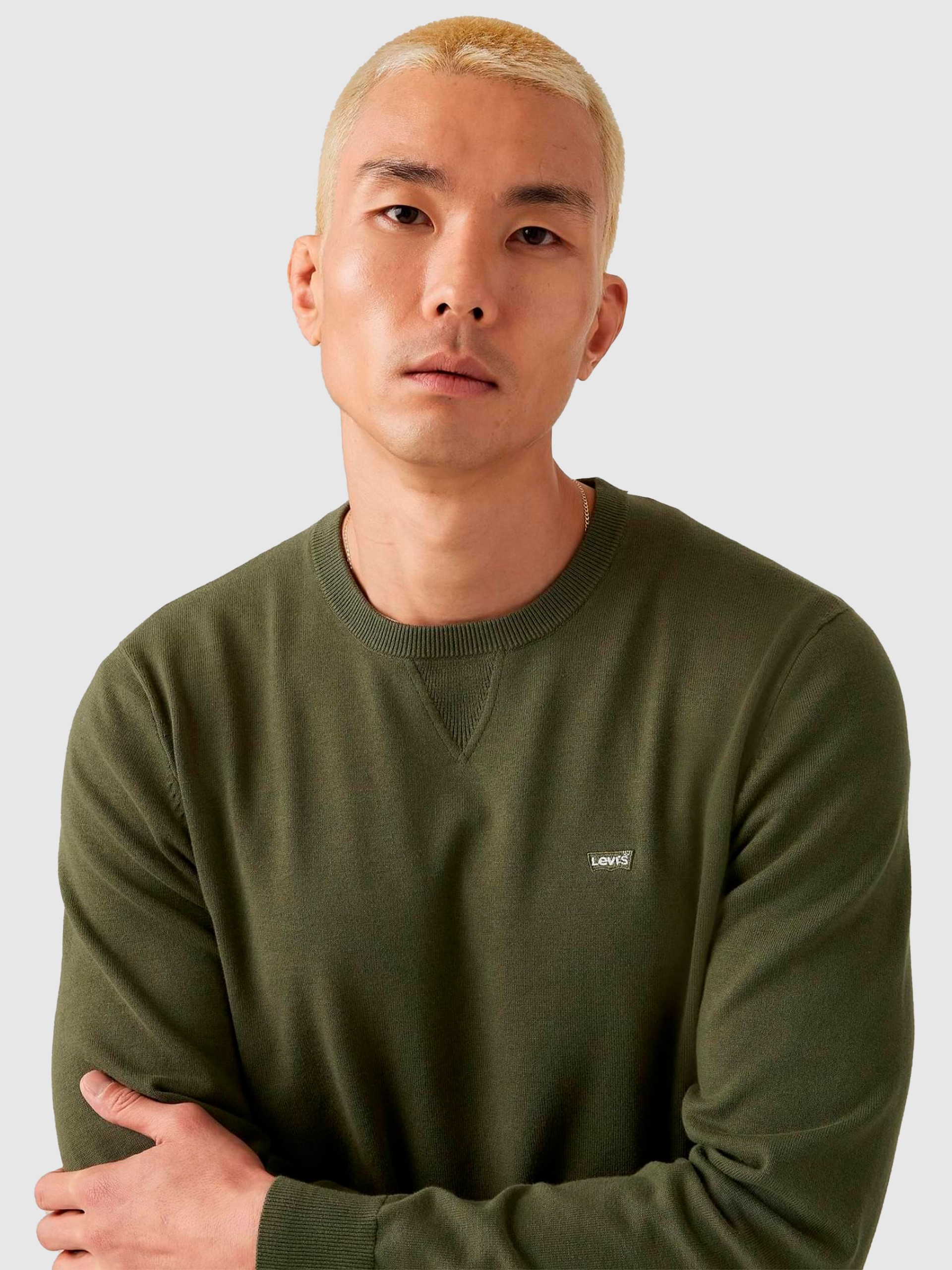 Jumper Man Green Levis