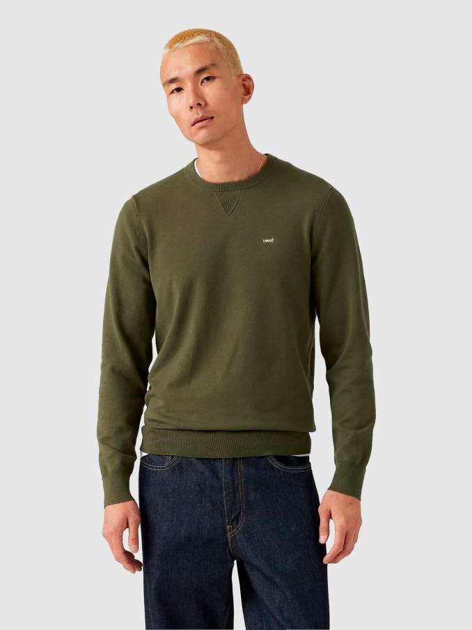 Jumper Man Green Levis